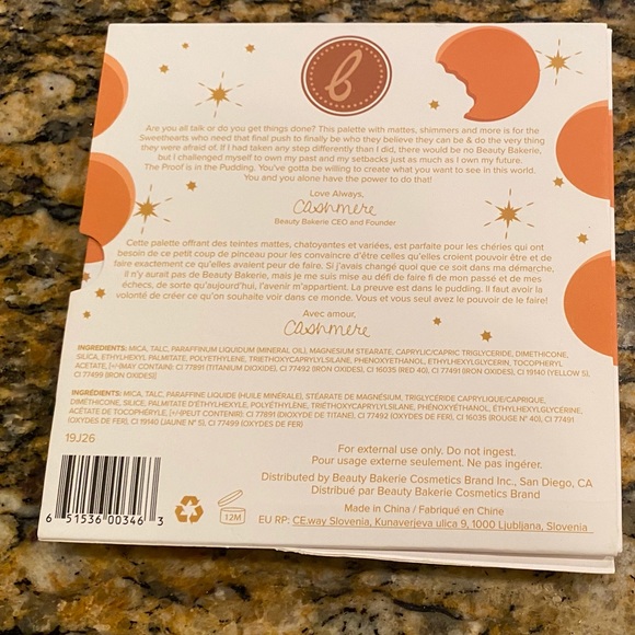 NWT Beauty Bakerie Proof is in the Puddin’ Palette - Picture 2 of 6